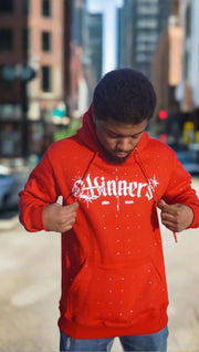 Premium “Winner’s Hoodie” Red/Black